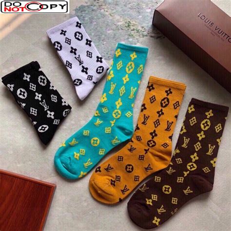 fake louis vuitton socks|louis vuitton socks for men.